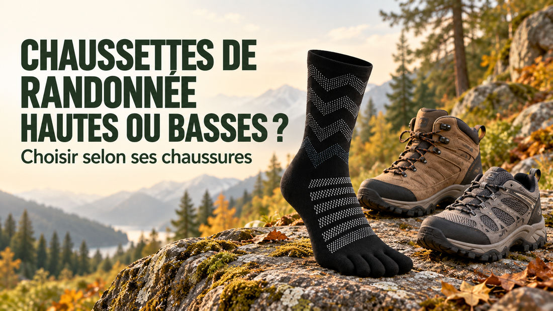 Chaussettes de randonnée hautes ou basses : comment choisir ?