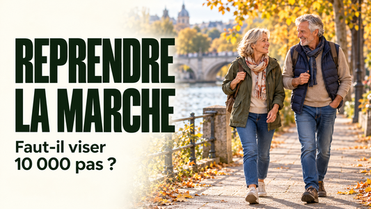 Femme et homme d’âge mûr marchant sur un chemin facile