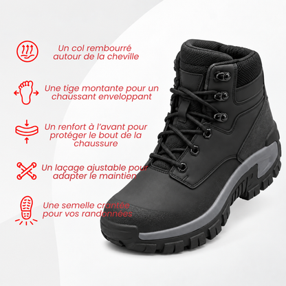 Chaussures de randonnée hautes — Confort enveloppant