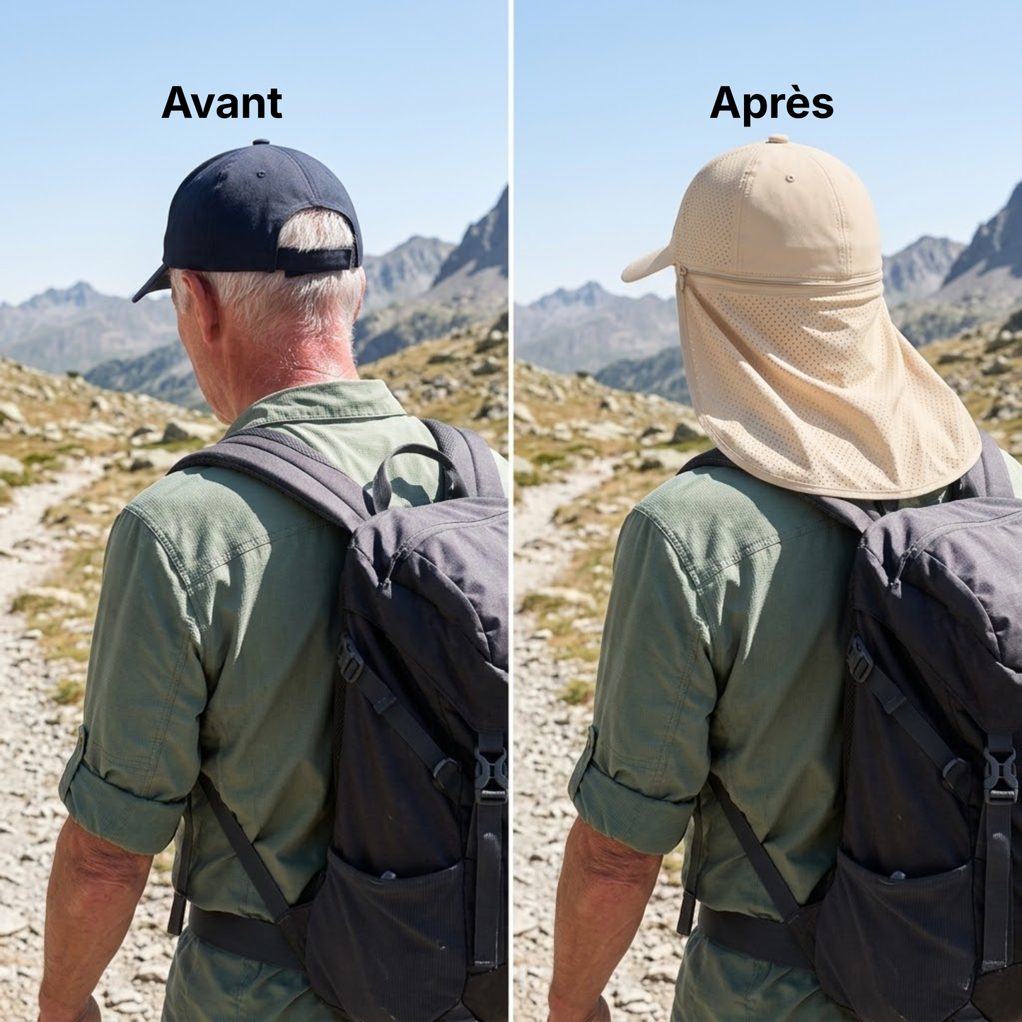 Casquette Anti-Soleil Nuque
