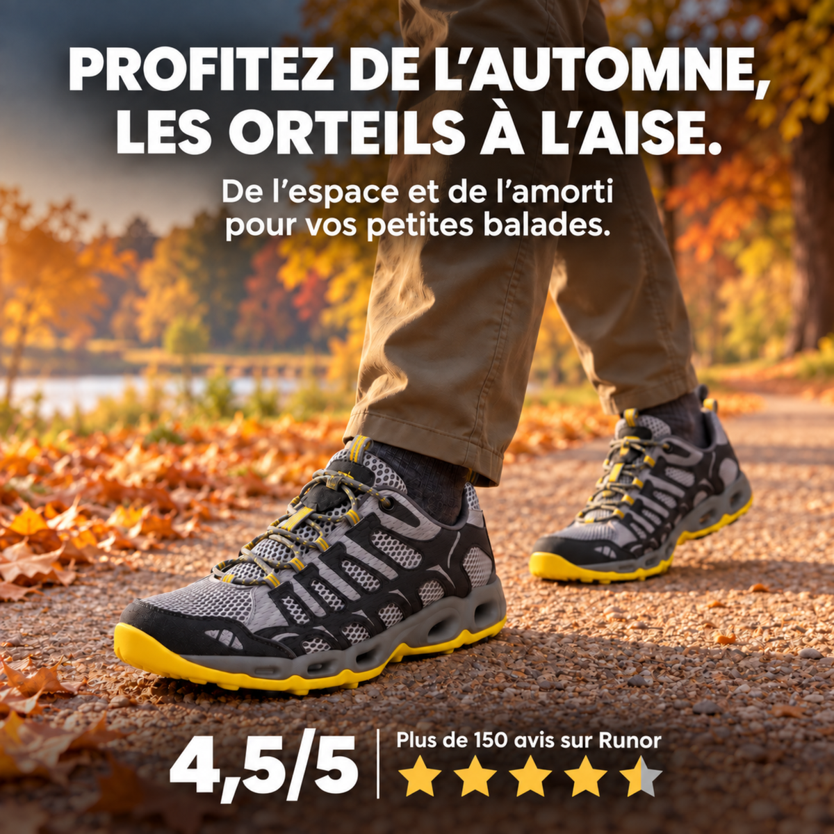 Baskets de marche Orteils Libres — Unisexe