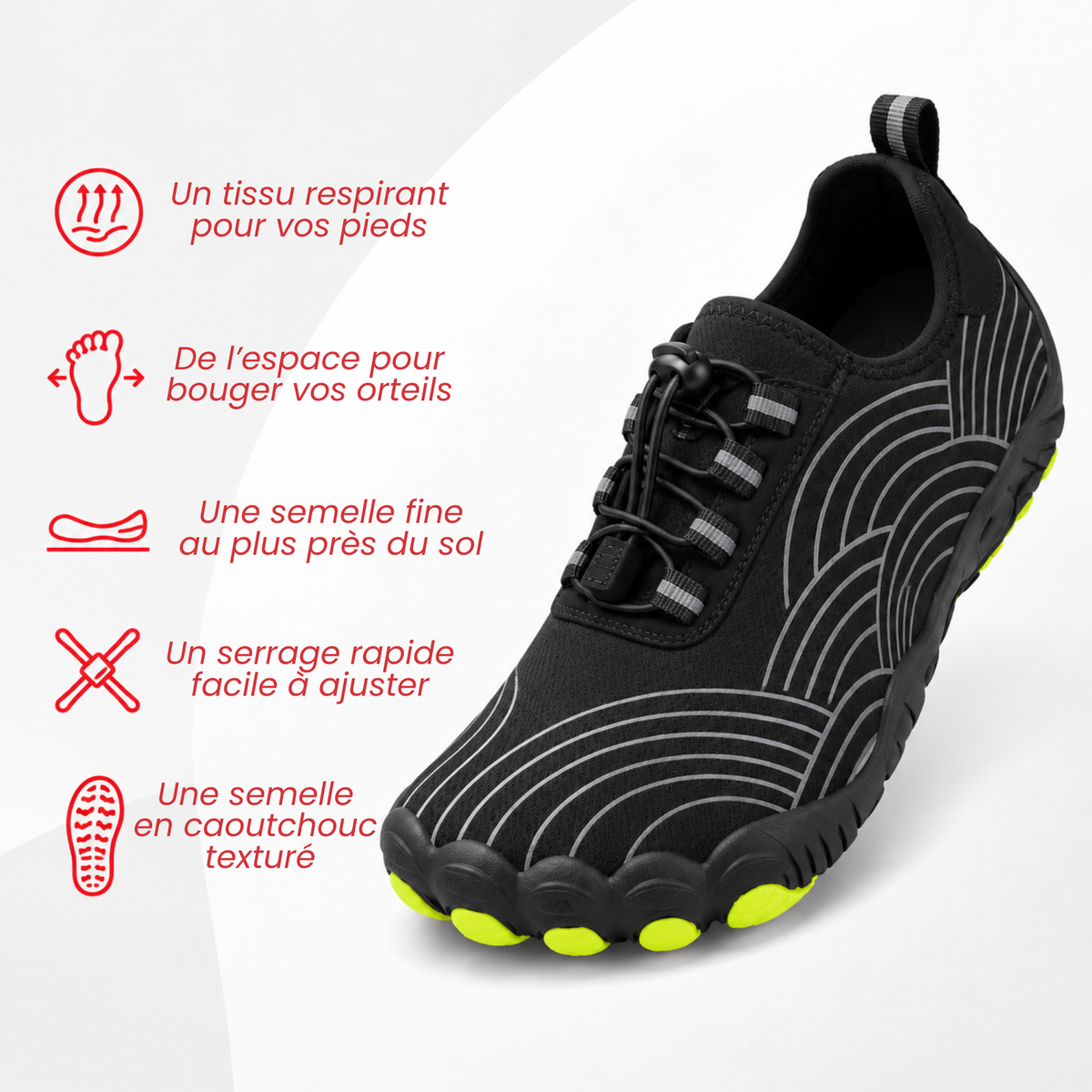 Chaussures barefoot – Unisexe