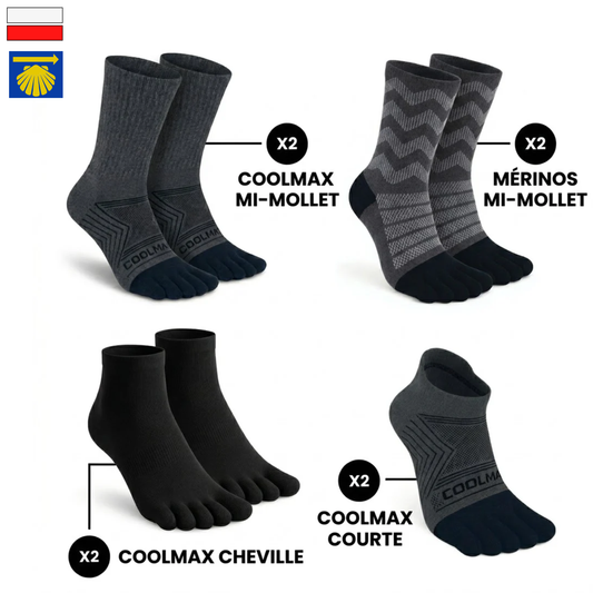 PACK Grands Chemins  - 8 paires